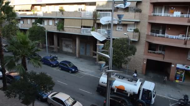 Las Calles Barcelona España — Vídeo de stock