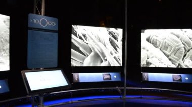 CosmoCaixa - çocuklar ve yetişkinler için eğlenceli bir bilim müzesi. Barcelona, İspanya.