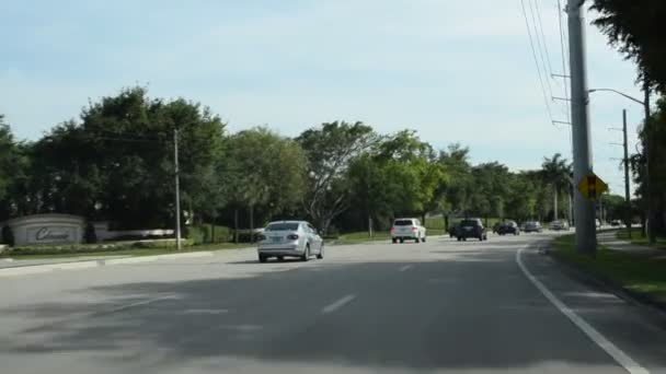 Disparando Una Velocidad Tiro Miami Estados Unidos — Vídeo de stock