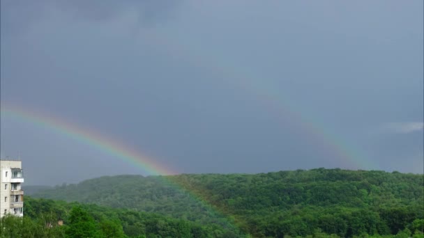 Arc Ciel Délai Prise Vue — Video