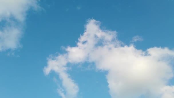 Moln Himlen Skjuta Stranden — Stockvideo