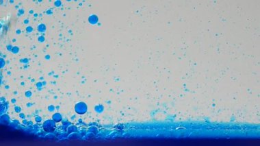 Baloncukların arka planı. Kabarcıkların hareketi.