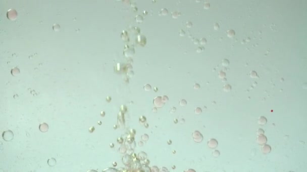 泡沫的背景 泡沫的运动 — 图库视频影像