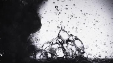 Baloncukların arka planı. Kabarcıkların hareketi.