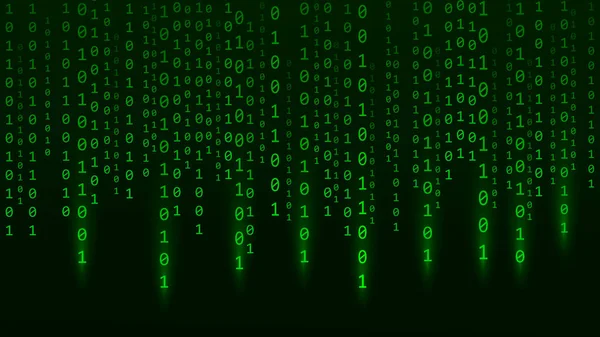 Dijital arka plan. Büyük veri. Hacker konsepti. Soyut matris. Bilgisayar birçok sayı üretti. Vektör