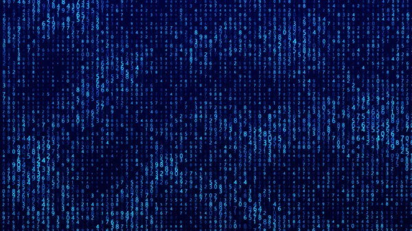 Digitale Achtergrond Big Data Hacker Concept Abstracte Matrix Computer Genereerde — Stockfoto