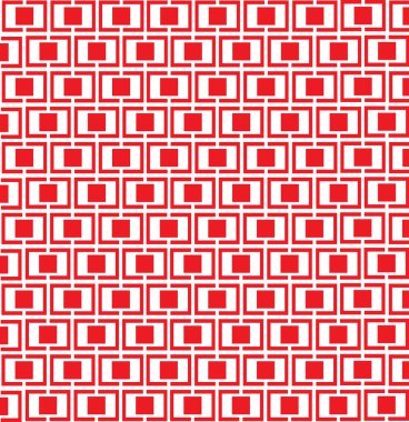 Kalıp kırmızı kareler, soyut pembe arkaplan