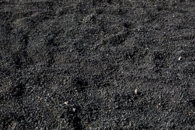 Volkandaki katı lavın siyah dokusunun doğal arka planı