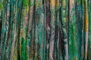 Modern iç tasarım, yeşil tonlarda stil yapısal kumaş yüzeyi.