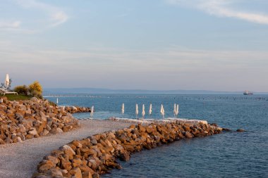güzel boş akşam seaside beach