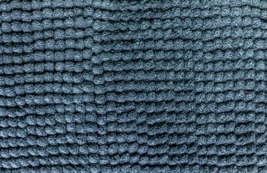 doku mavi tüylü kumaş