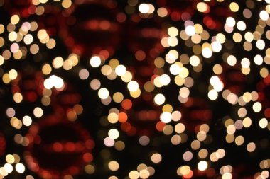 Festival arka plan bokeh parlak ışıklar Sunni Noel dekorasyon