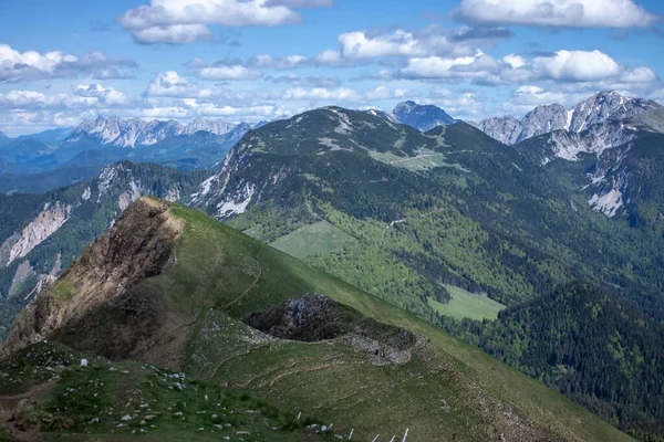 Schöne Hochgebirgslandschaft Alpenblick — Stockfoto