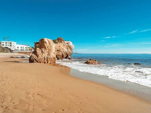 Bella Romantica Spiaggia Matador Malibu California — Foto Stock