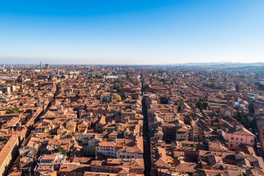 Bolonya 'nın en iyi manzarası,' Torre degli asinellis '