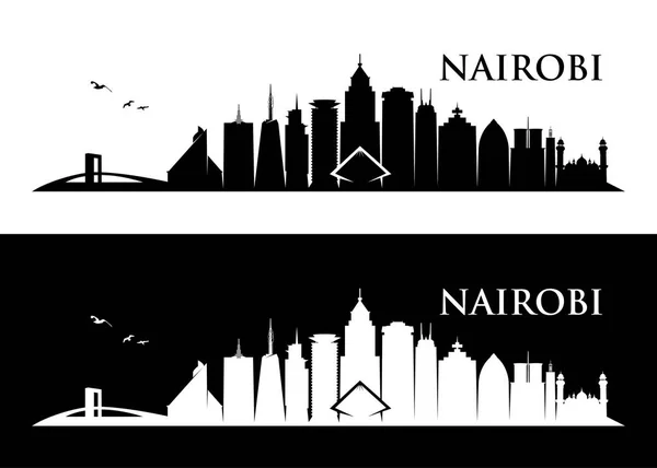 Nairobi Kenia Vectorillustratie — Stockvector