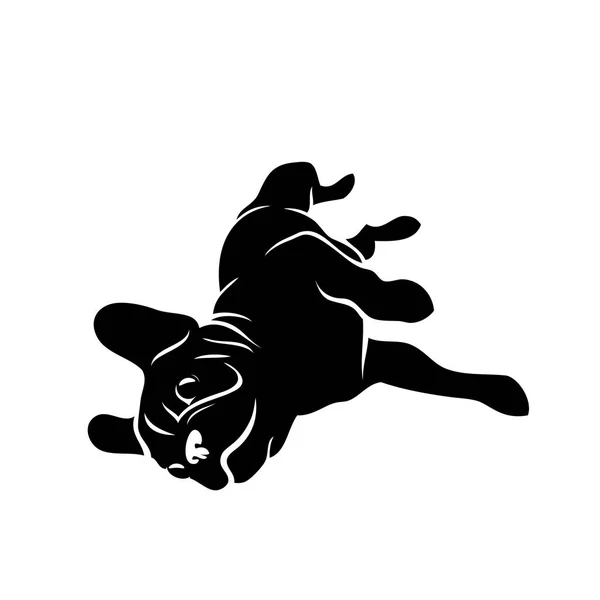 Bulldog Francés Ilustración Vectorial — Vector de stock