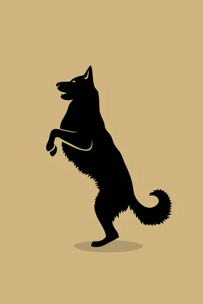 Schäferhund Vektorillustration — Stockvektor