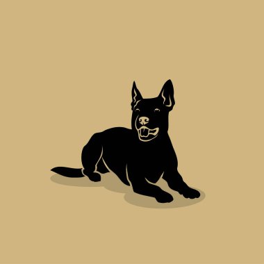 Avustralyalı büyükbaş hayvan köpek - vektör çizim