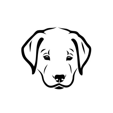 Labrador retriever köpek yavrusu - vektör çizim