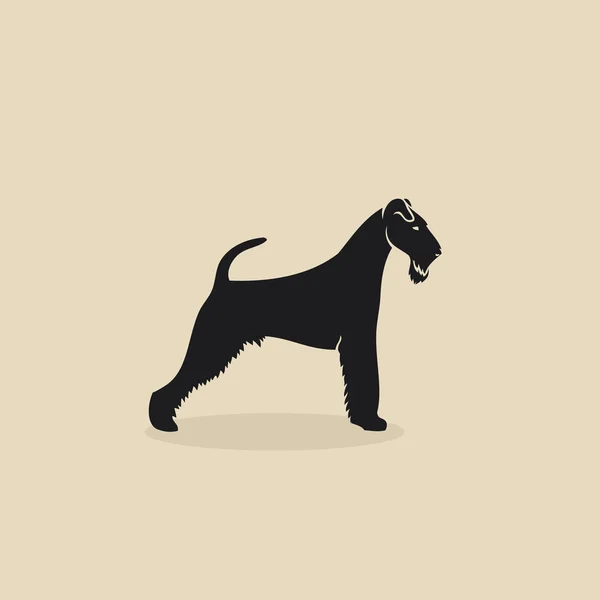 Giant Schnauzer Ilustración Vectorial Aislada — Archivo Imágenes Vectoriales