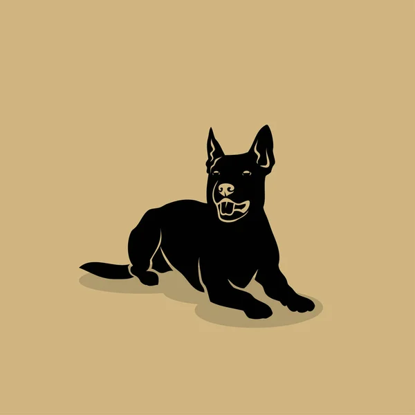 オーストラリアの牛犬 ベクトル図 — ストックベクタ