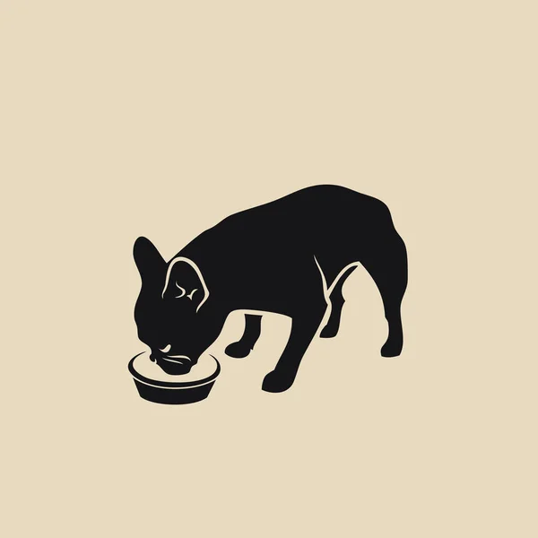 Bulldog Francese Illustrazione Vettoriale Isolata — Vettoriale Stock