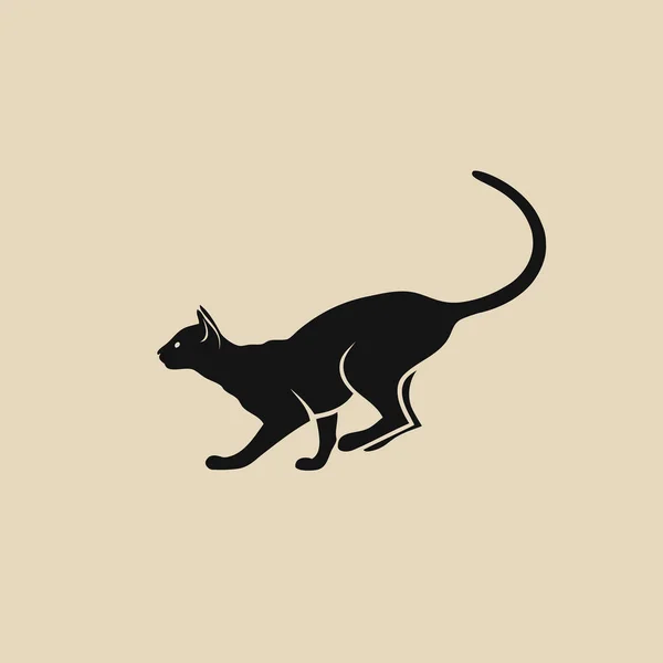 Sphynx Katt Ikon Vektorillustration — Stock vektor