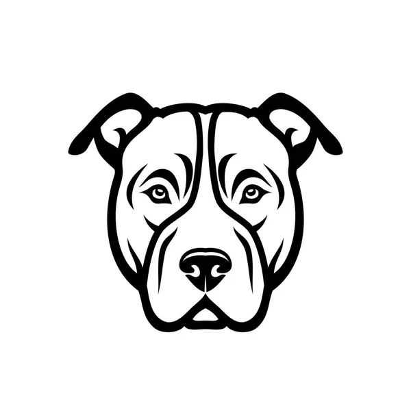 Anjing Pitbull Stok Vektor Ilustrasi Anjing Pitbull Bebas Royalti Depositphotos