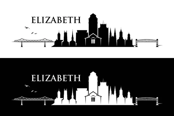 Ilustración Vectorial Elizabeth Usa — Archivo Imágenes Vectoriales