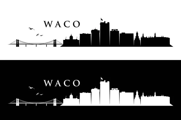 Ilustración Vectorial Waco Usa — Archivo Imágenes Vectoriales