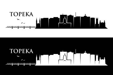 Topeka, ABD vektör çizim
