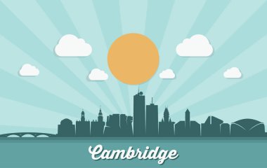 Cambridge, ABD vektör çizim