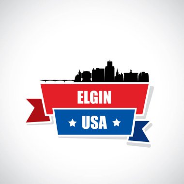 Elgin, ABD vektör çizim