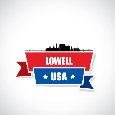 Lowell, ABD vektör çizim