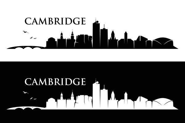 Illustration Vectorielle Cambridge États Unis — Image vectorielle