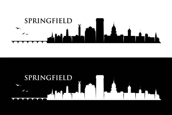 Vectorillustratie Van Springfield Verenigde Staten — Stockvector