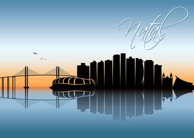 Brezilya, Natal şehir siluet afiş