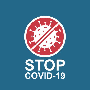 Vektör çizimi, covid19 'u durdur