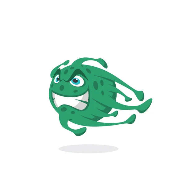 Векторна Ілюстрація Зеленого Ковадла19 Обличчя — стоковий вектор