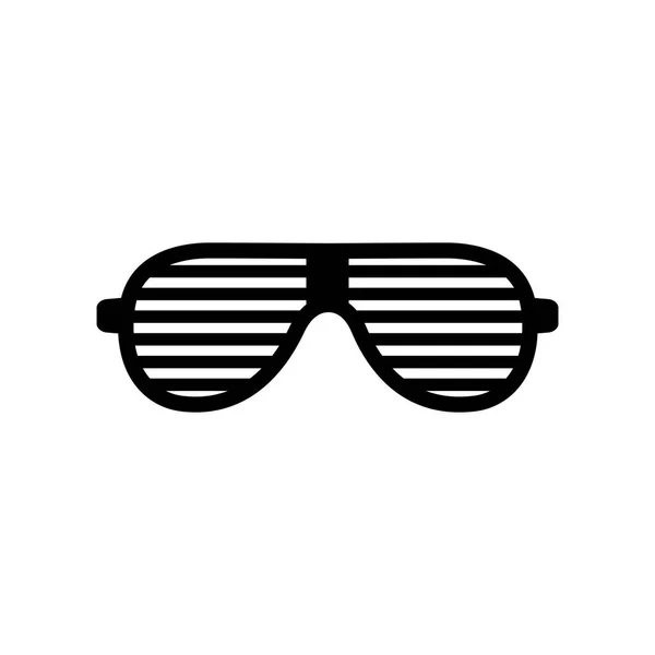 Glasögon Ikon Vektor Isolerad Vit Bakgrund — Stock vektor