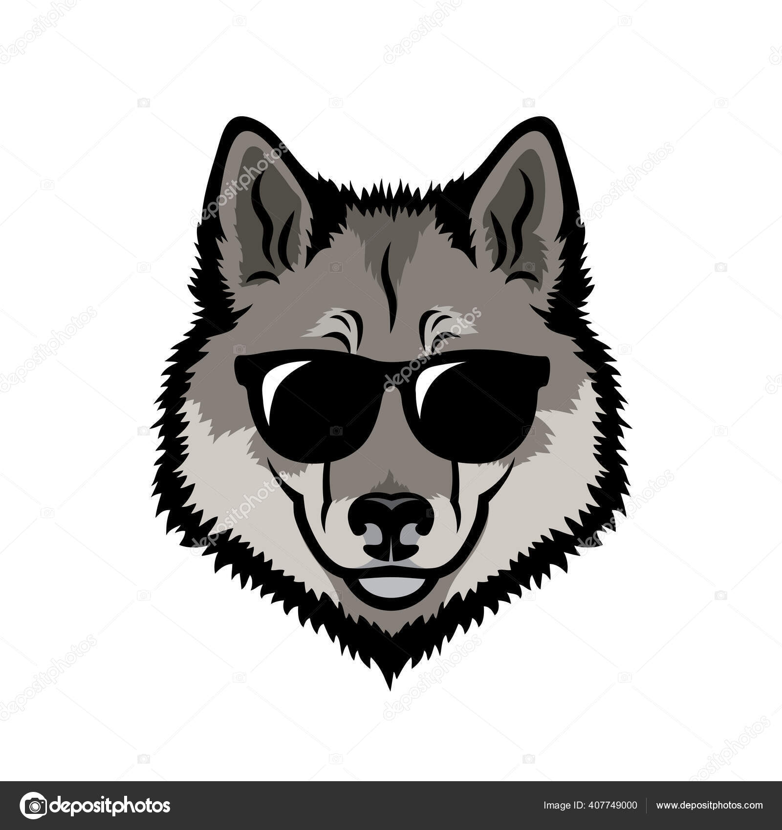 white, black, wolf, wearing, goggles, digital, wallpaper, dog, funny,  cheeky | Pxfuel