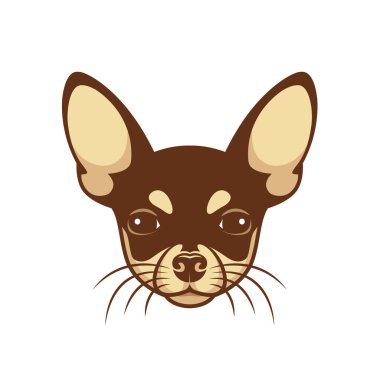 Chihuahua köpek vektör çizimi 