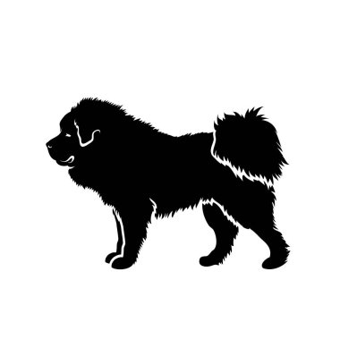 Mastiff köpek vektör çizimi