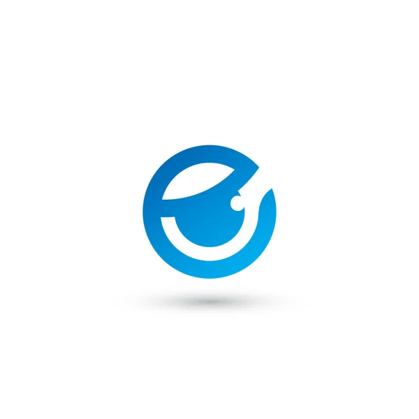 Eye Logo Vector Illustratie Business Concept — Stockvector