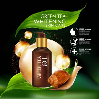 Kolajen Serumu Cilt Bakımı Kozmetiği Konsepti