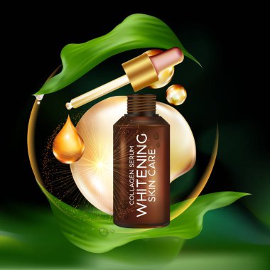 Kolajen Serumu Cilt Bakımı Kozmetiği Konsepti