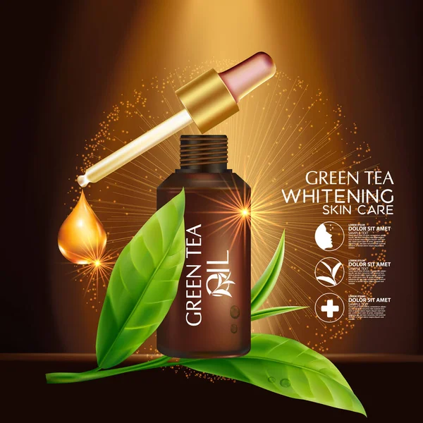 Yeşil çay tohumu Yağ Cilt Bakımı Kozmetik.