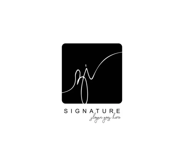 ความงาม Monogram และการออกแบบโลโก หรา โลโก ลายม อของลายเซ นเร งานแต งงาน — ภาพเวกเตอร์สต็อก