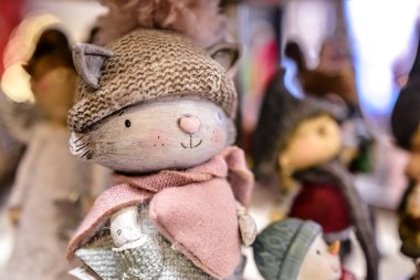 komik oyuncaklar Noel ağacı süsle, tatil atmosferi oluşturma için 